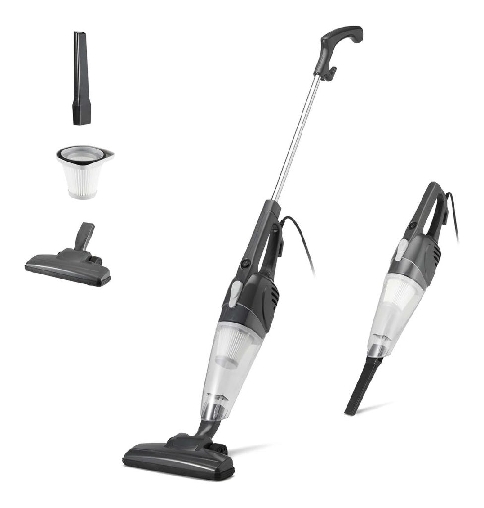 appareil balai Aspirateur 2 en 1 possedant cable moteur ECO filtre Remplacable leger Noir