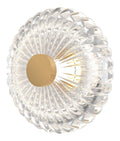 Applique murale Blanc et Dore a presence elegante et lumiere agreable 3000K