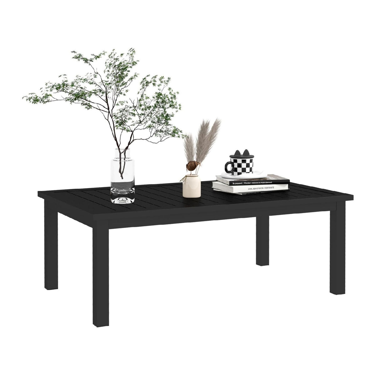 Rectangulaire plateau tables basse de jardin