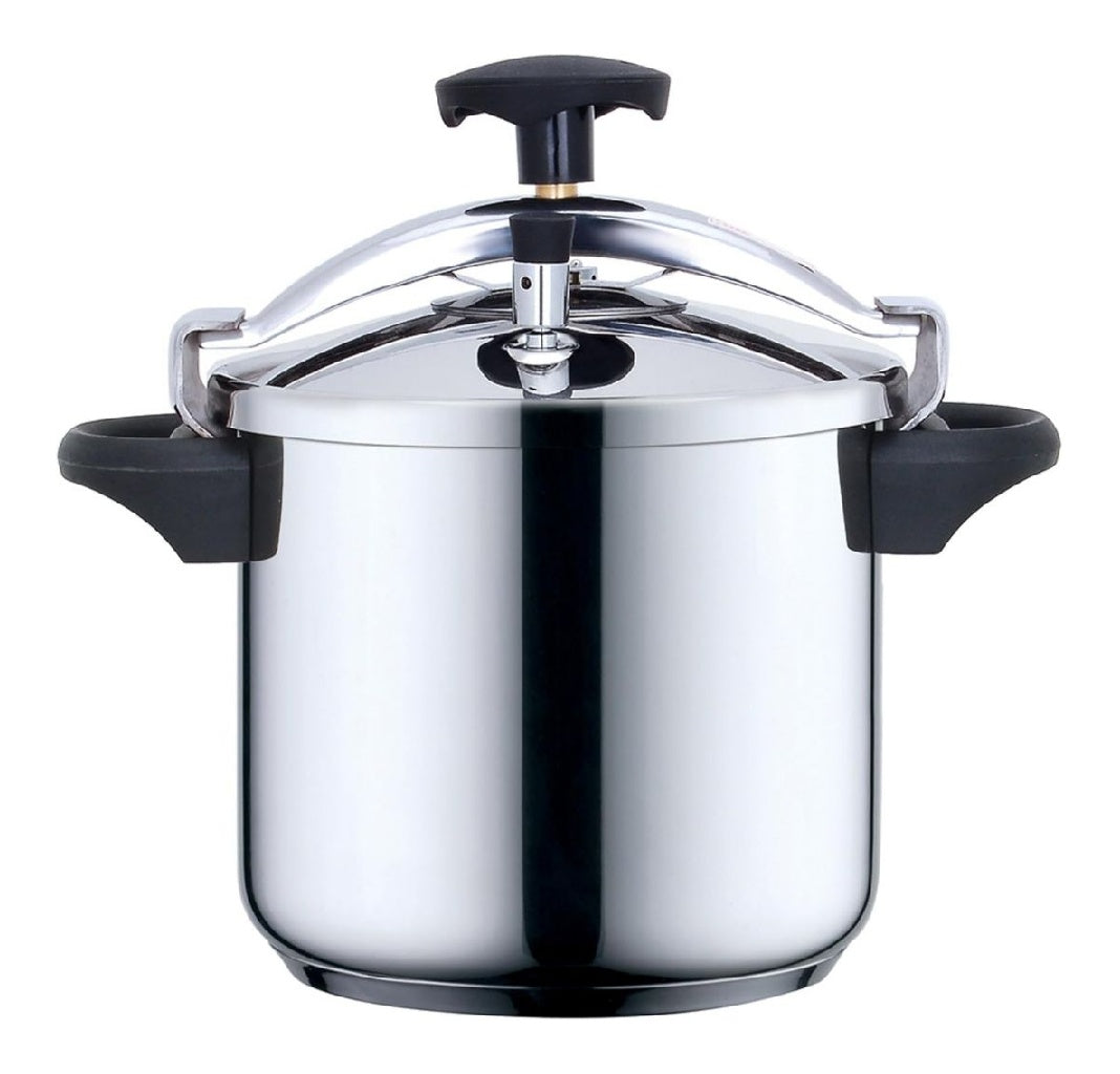 etrier a Autocuiseur Diametre 24cm 10L CLASSIQUE en acier Inox avec panier cuisson