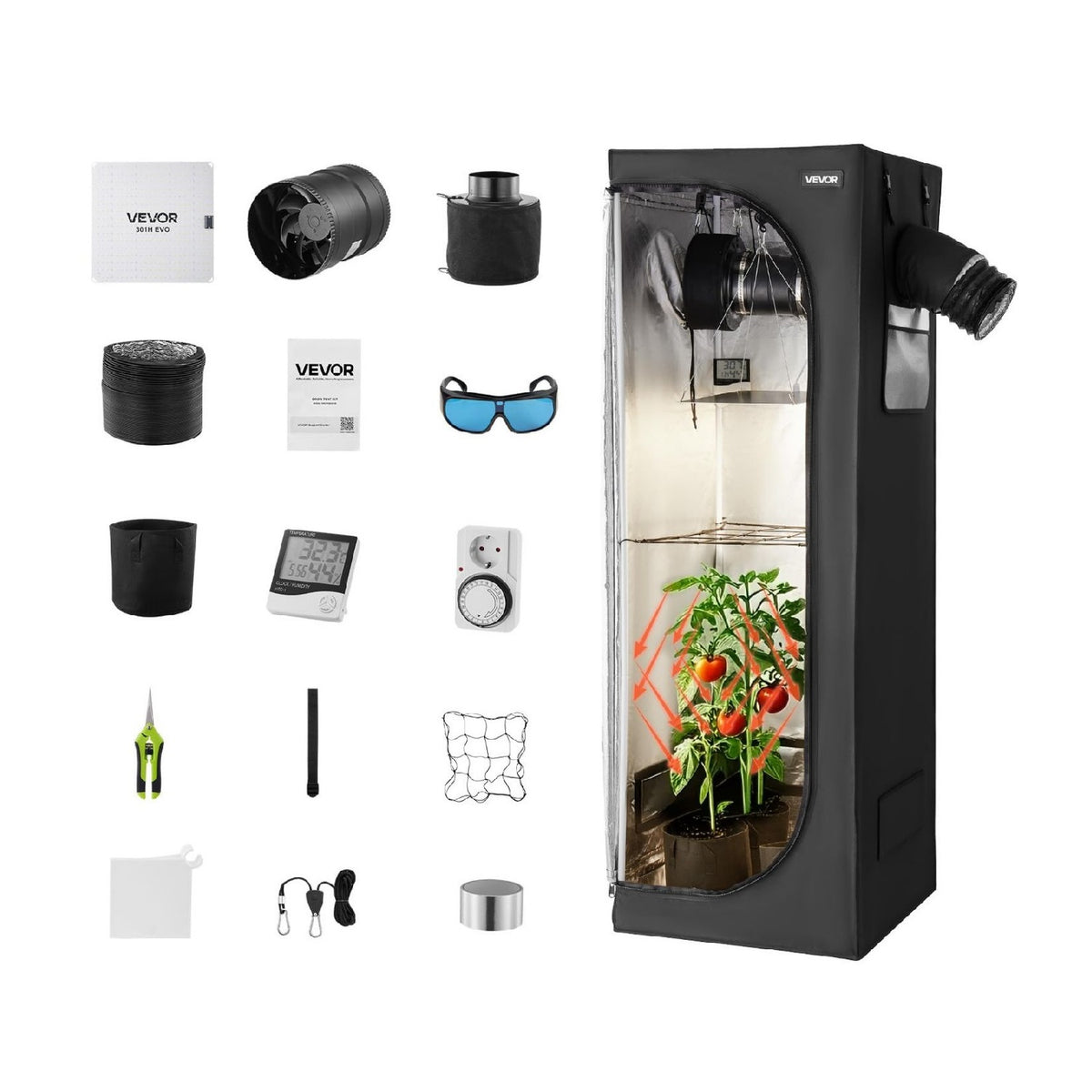 Chambre spectre tentes de culture de jardin