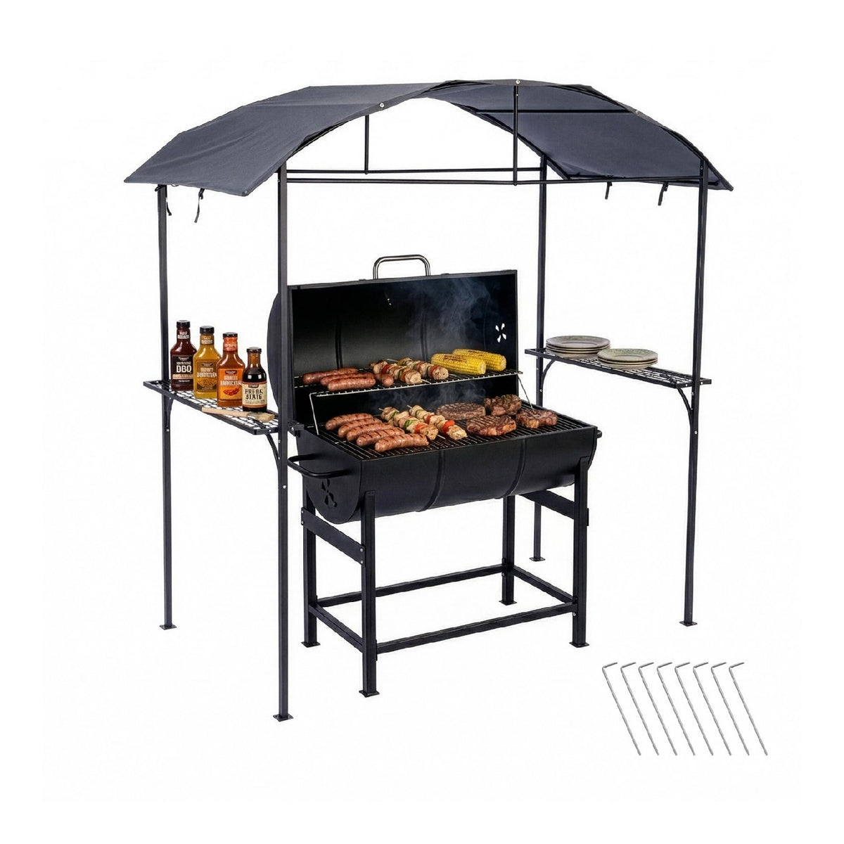 Cabanes a barbecue pour relaxdays pavillon