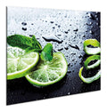 dans Dosseret verre 60 cm x 52 cm Verre de securite trempe du cuisine murale Splashback Guard 11254 Citron par semax