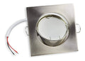 Eclairage Blanc et Argente contemporain en version spot de plafond GU10