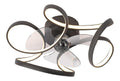 Luminaire decoratif Noir et Ambre avec diffusion lumineuse harmonieuse IP20