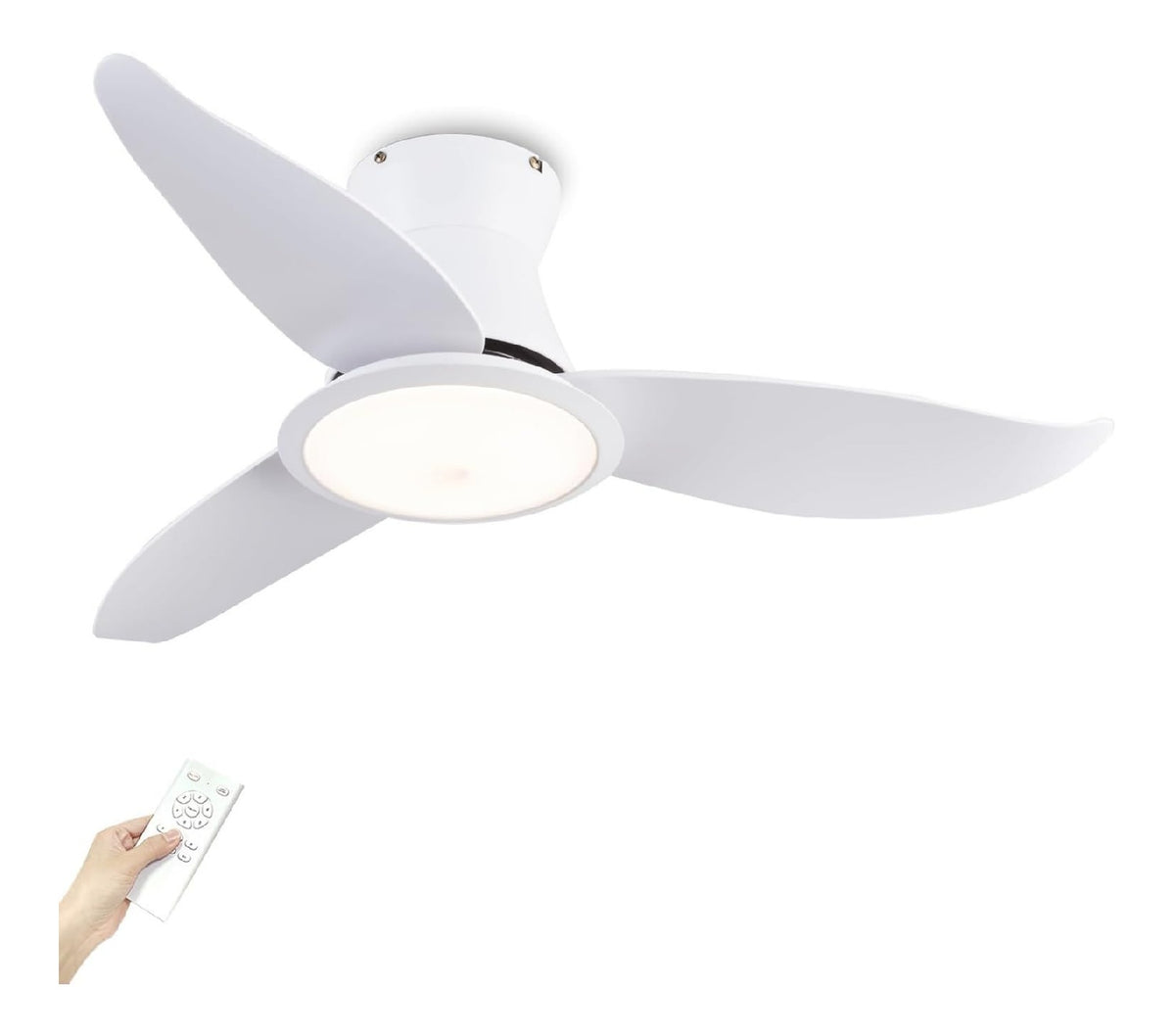 Lustre Noir et Blanc aux lignes epurees avec eclairage confortable 48 W