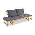 Lit convertible canape de jardin