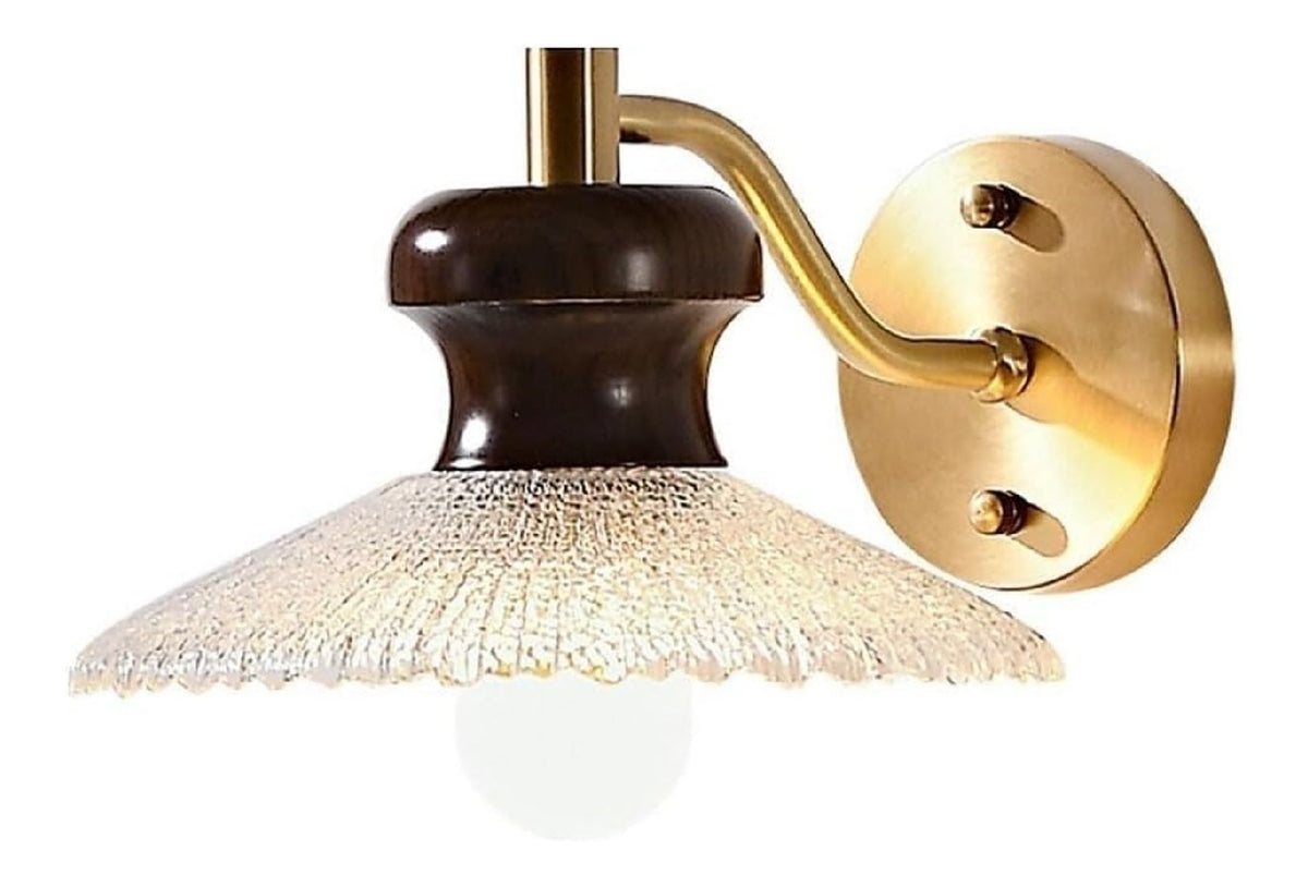 Applique murale decoratif Ambre et Rouge avec diffusion lumineuse harmonieuse E27