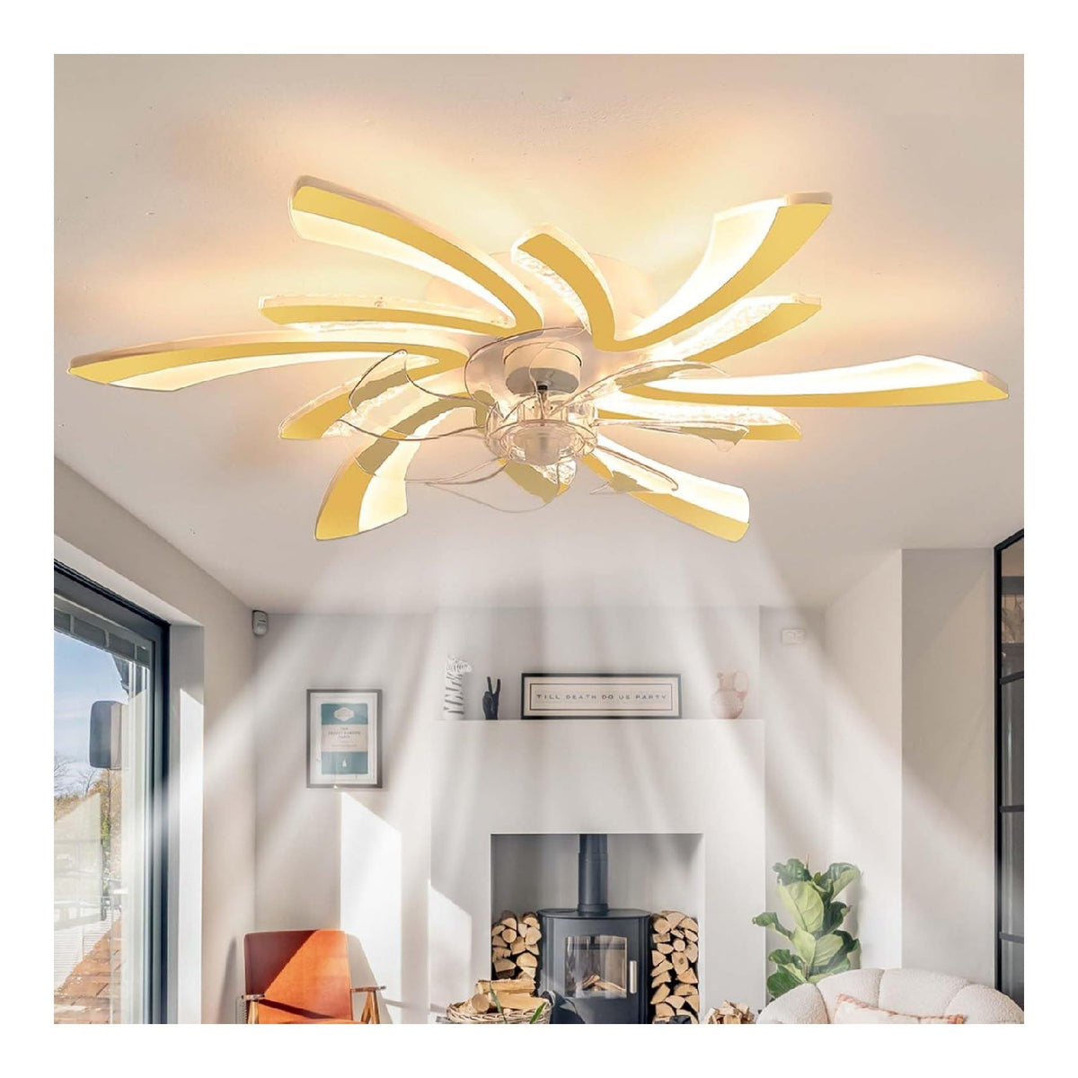 Solution lumineuse Noir et Blanc au dessin sobre en format luminaire 7K-1844