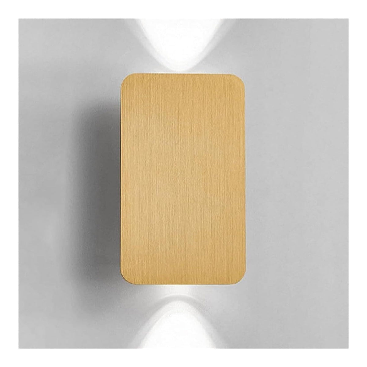 Eclairage Dore et Ambre contemporain en version applique murale 6 W 3000 K
