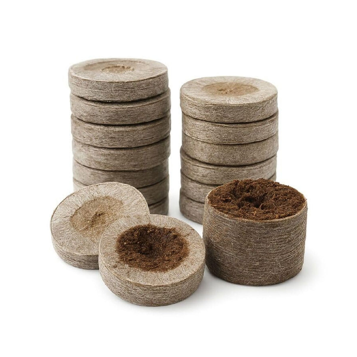 Weedness jiffy pots en tourbe de jardin