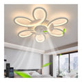 Eclairage Noir et Blanc contemporain en version lustre 3000K N4-2275
