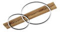 Suspension decoratif Noir et Blanc avec diffusion lumineuse harmonieuse 8M-6384