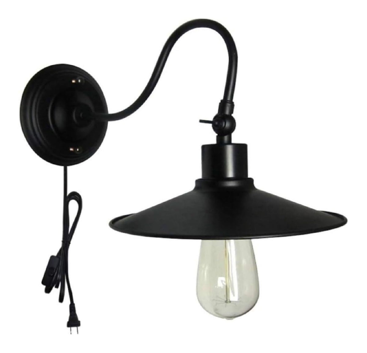 Eclairage Noir et Ambre contemporain en version applique murale 60 W E27 82-9457