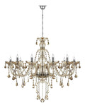 Solution lumineuse Ambre et Transparent au dessin sobre en format suspension E14