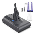 Batterie 8000mAh Keenstone pour V8 avec 2 Filtres compatible avec Aspirateur SV10 Absolute Fluffy Extra Animal Plus Motorhead Pro Parquet Slim