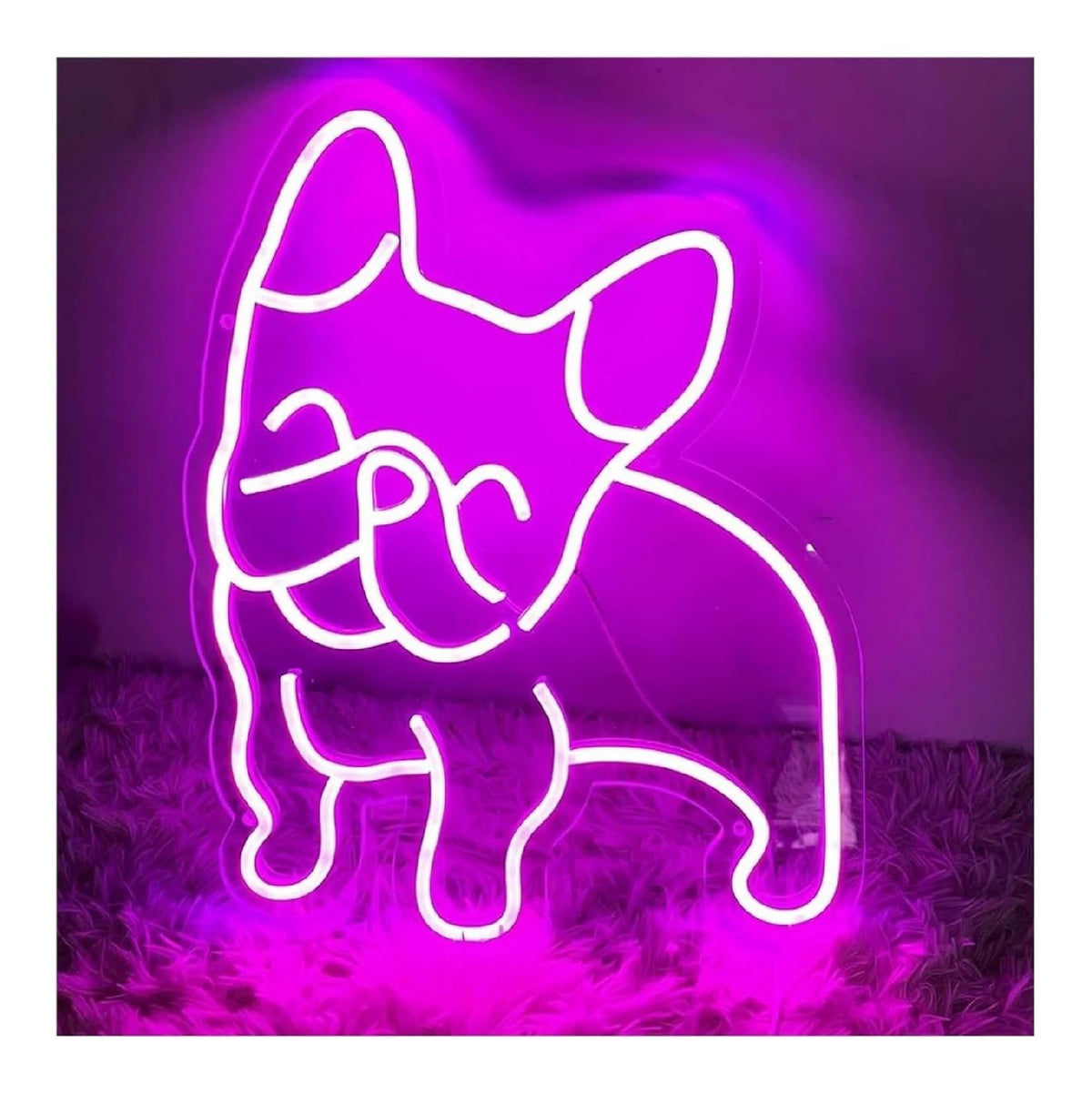 Solution lumineuse Rose au dessin sobre en format luminaire