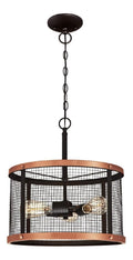 Suspension Bronze et Cuivre au style moderne avec conception fonctionnelle