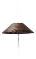 Suspension decoratif Gris et Marron avec diffusion lumineuse harmonieuse