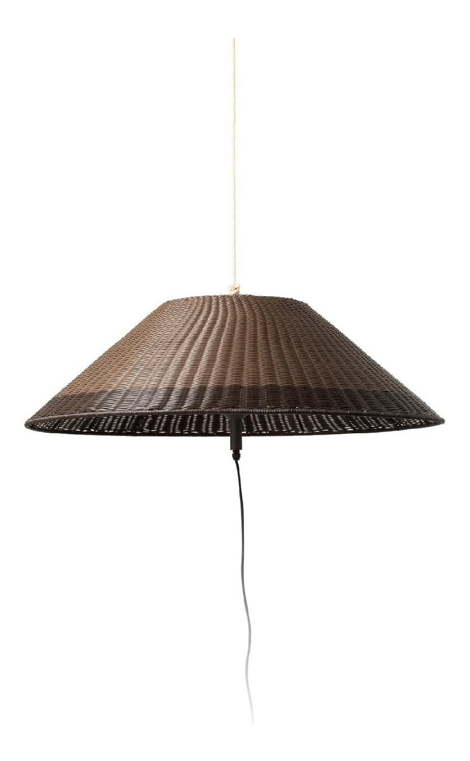Suspension decoratif Gris et Marron avec diffusion lumineuse harmonieuse