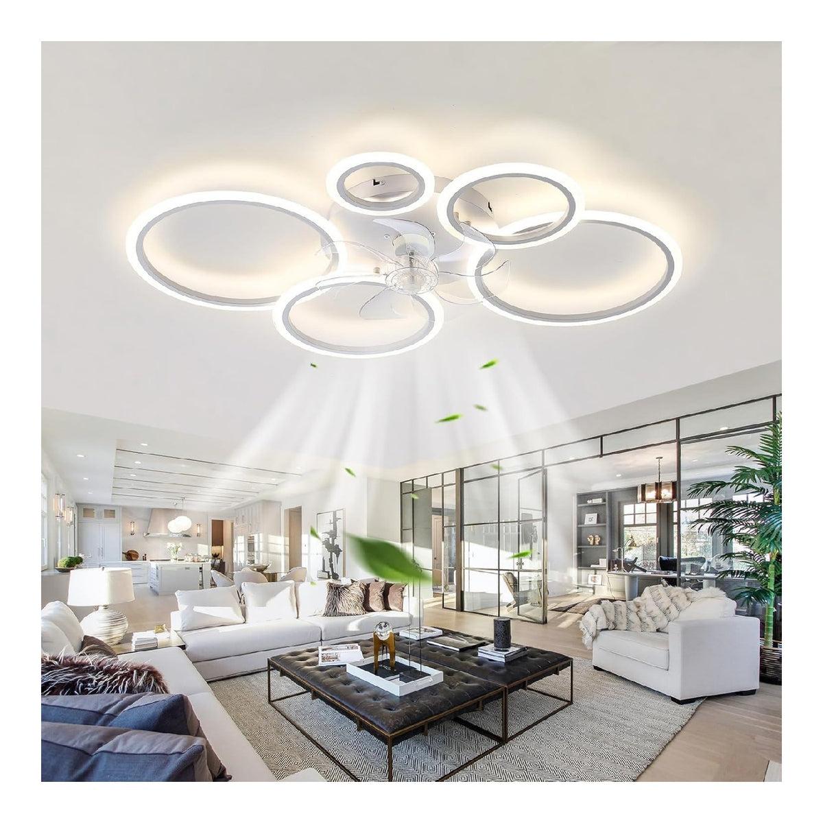 Luminaire Blanc et Ambre au style moderne avec conception fonctionnelle