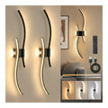 Solution lumineuse Noir et Blanc au dessin sobre en format applique murale 3000 K PY-8045